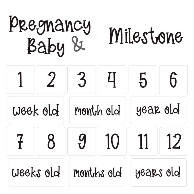 WOODEN PREGNANCY &amp; BABY MILESTONE | PROPERTI FOTO KEHAMILAN BAYI