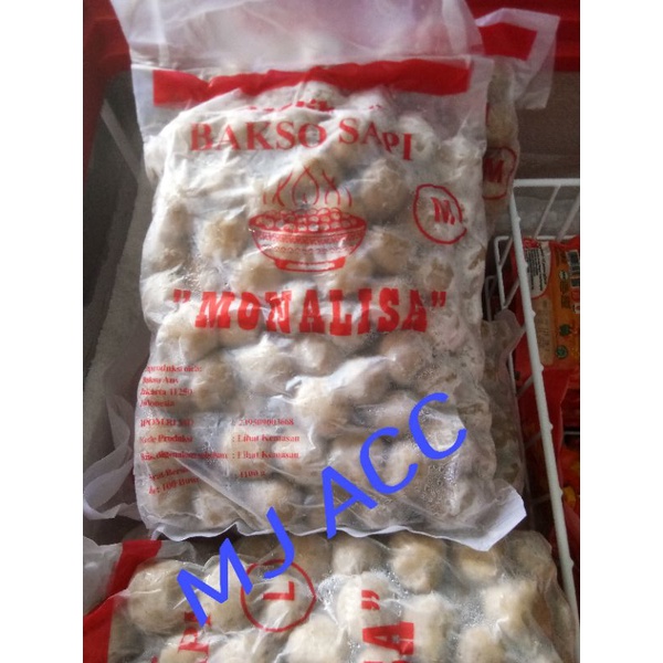 BAKSO SAPI HALUS MONALISA M isi 100 / BASO MONALISA ASLI SAPI