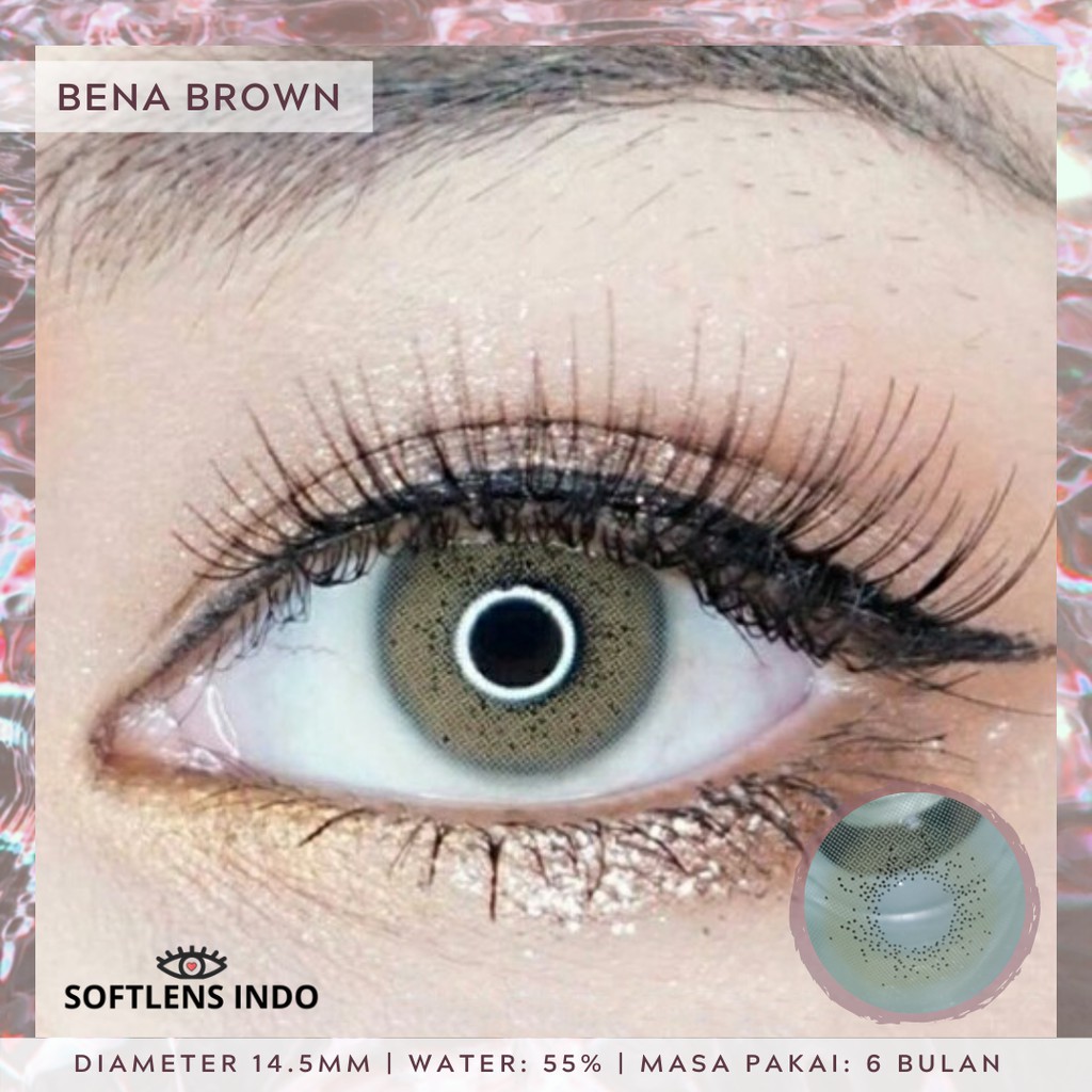 

Softlens kitty kawaii bena brown/ coklat