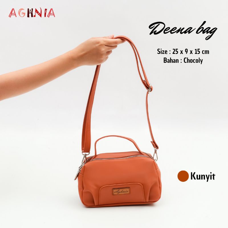 READY DEENA BAG CHOCOLY BY AGHNIA TAS SELEMPANG TENTENG WANITA