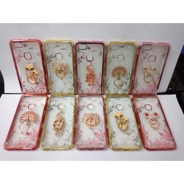 SAMSUNG J4 J6 A6+ M10 J8  REDMI 5 6X A2 6 PRO A2 LITE V9 V11PRO V15 PRO Y55 OPPO  IP 5 IRING CASE FLOWER