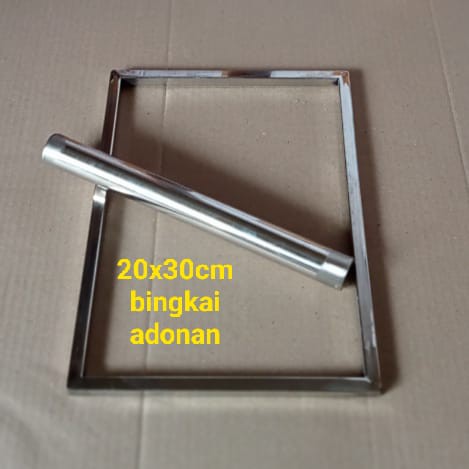 Bingkai Perata Adonan Kue Kering Bahan Stainless