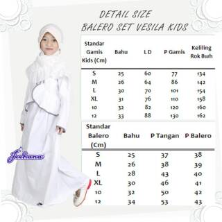 SALE Baju  Gamis  Putih  Anak  Bolero Set Vesila Kids Ori 