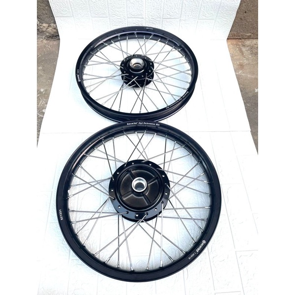Velg Set RX King Ring 18 Tromol Original Velg Scarlet Racing Model TK racing Depan Belakang