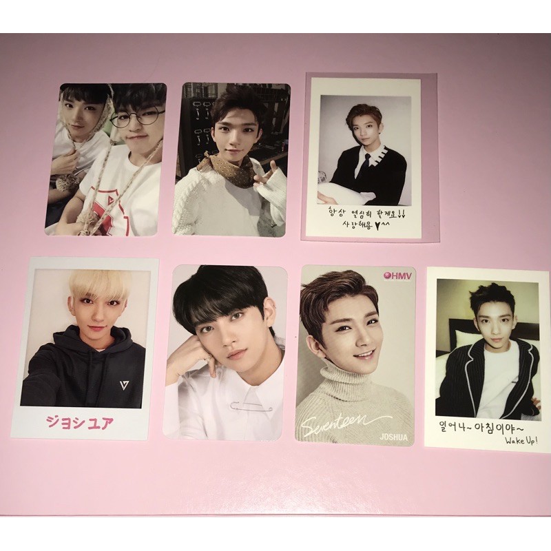 SEVENTEEN JOSHUA JAT TRADING CARD GOING SEVENTEEN HMV CARAT GEN 1 AO+ PHOTOCARD