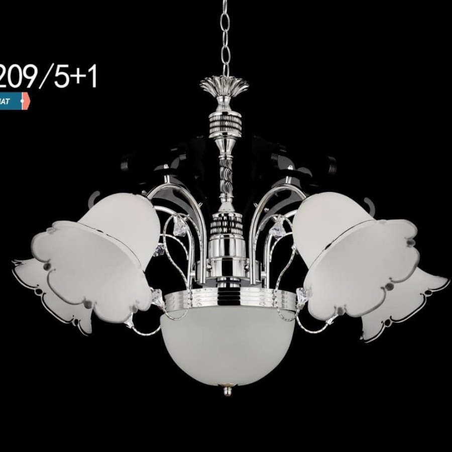 LAMPU GANTUNG/HIAS/MINIMALIS/BUNGA/KEMBANG 6 LAMPU