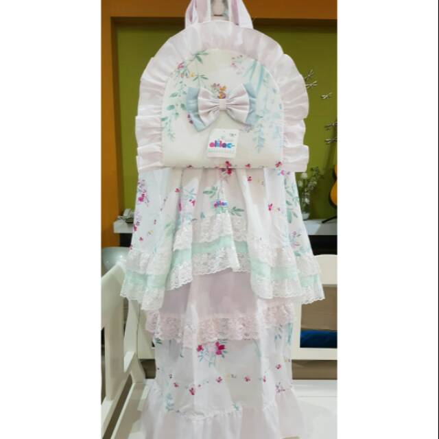 Mukena katun premium renda baby s.d dewasa mom by alilac