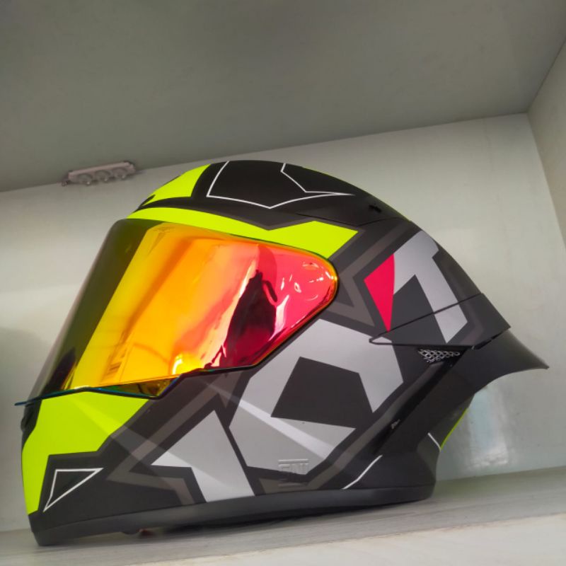 Jual Helm KYT TT Course Electron Yellow Shopee Indonesia