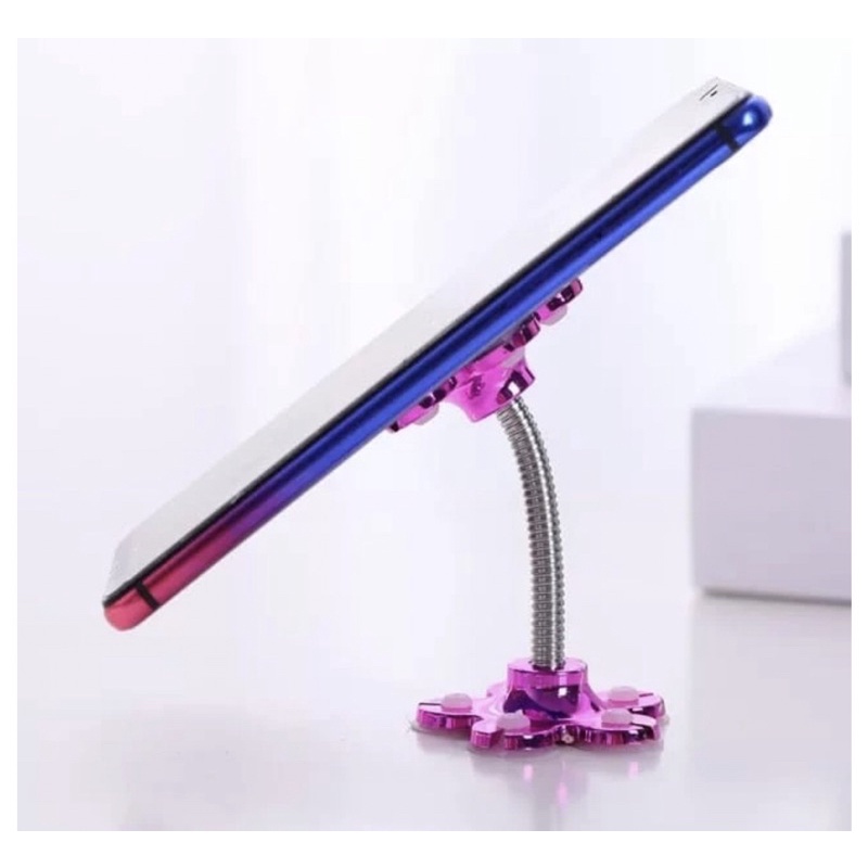 holder hp universal gurita bunga vip flower stand handphone 360 premium