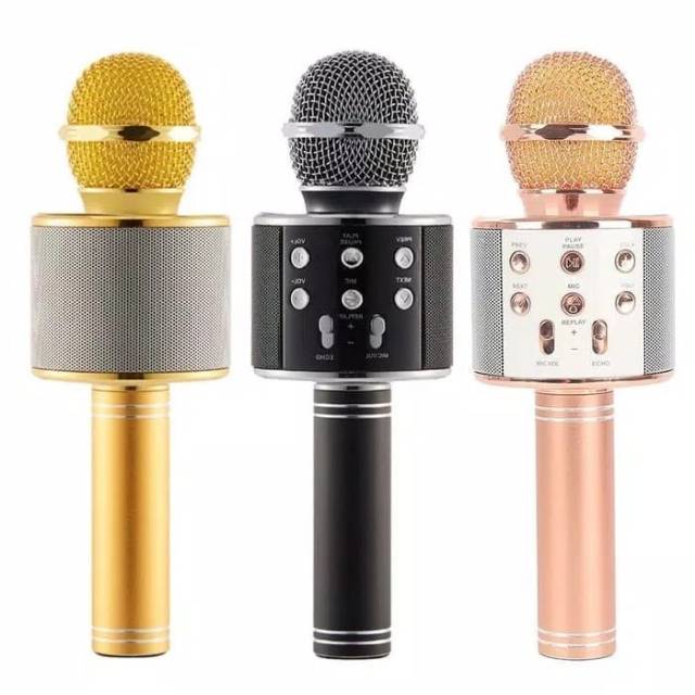 Mic bluetooth wireless portable WS858