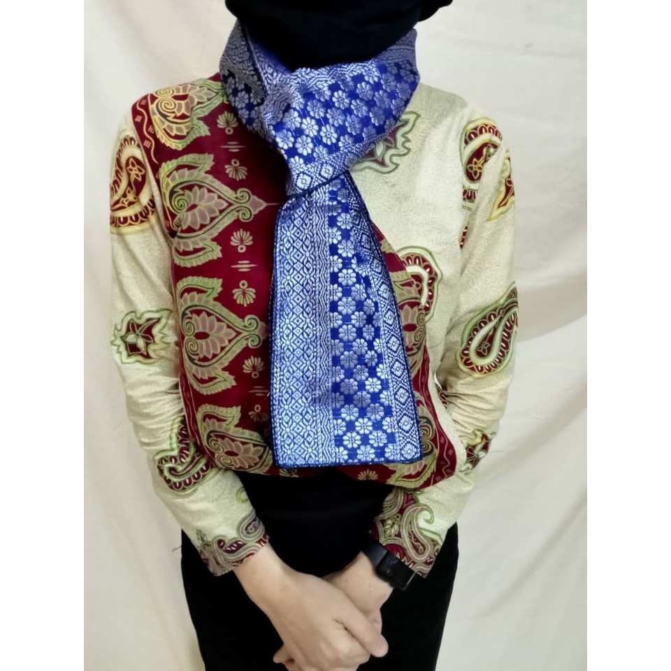 Syal Songket Palembang Bermacam Warna & Motif Songket Pash-8