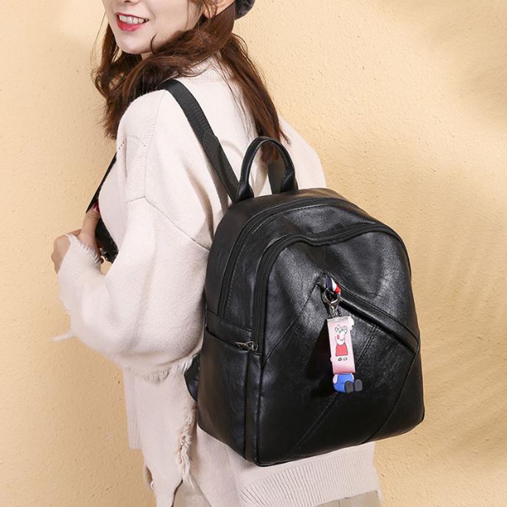 [ IMPORT ] TAS RANSEL ANTI AIR BACKPACK WANITA IMPORT KULIAH FASHION TAS PUNGGUNG SEKOLAH MOTIF KOREA SEKOLAH KERJA