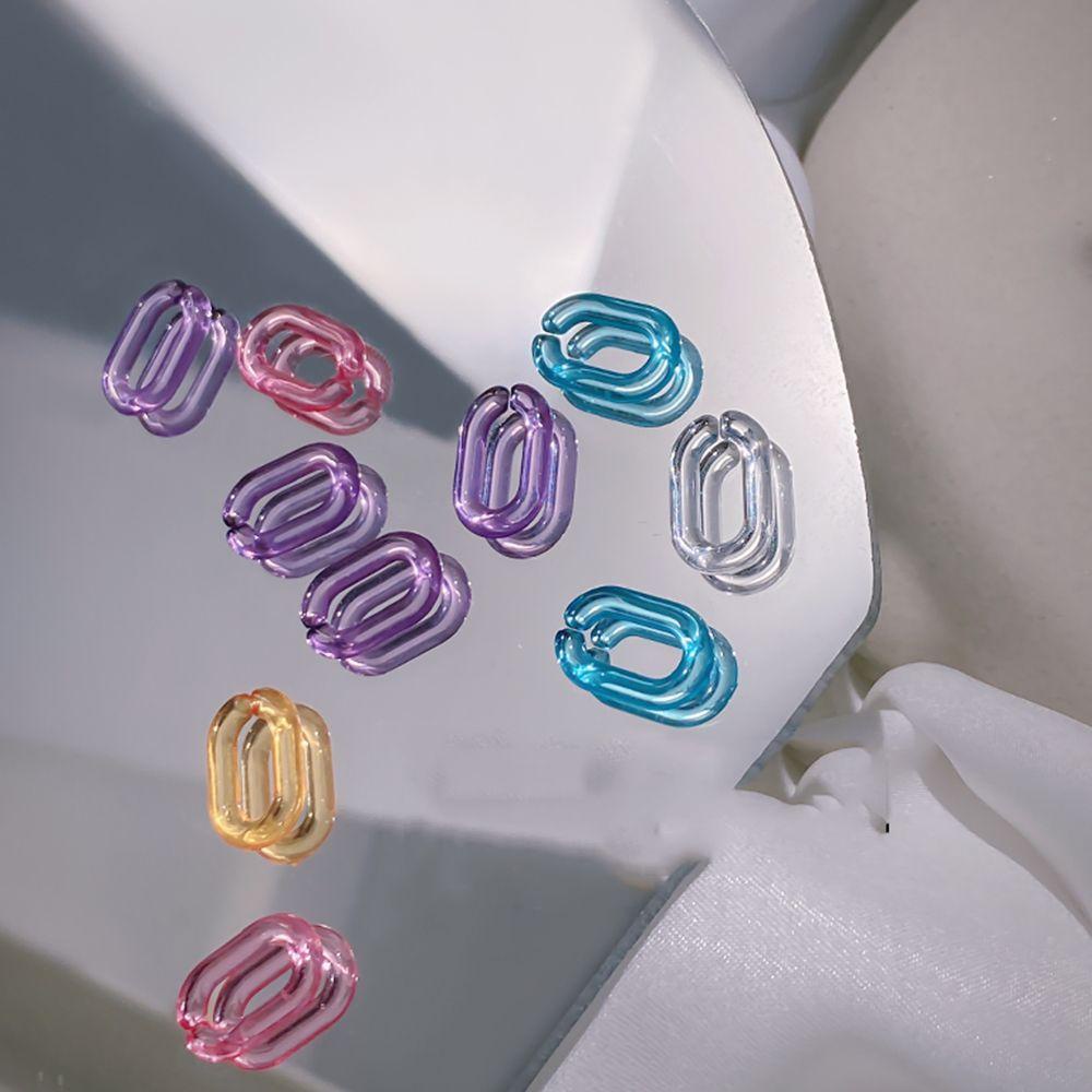 AUGUSTINA Augustina Nail Art Cincin Gesper Jelly Warna Pesona Vintage DIY Hiasan Kuku