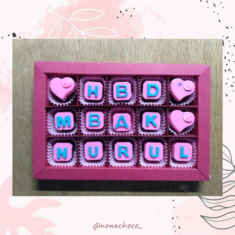 

Coklat praline | Coklat karakter | custom | Coklat unik