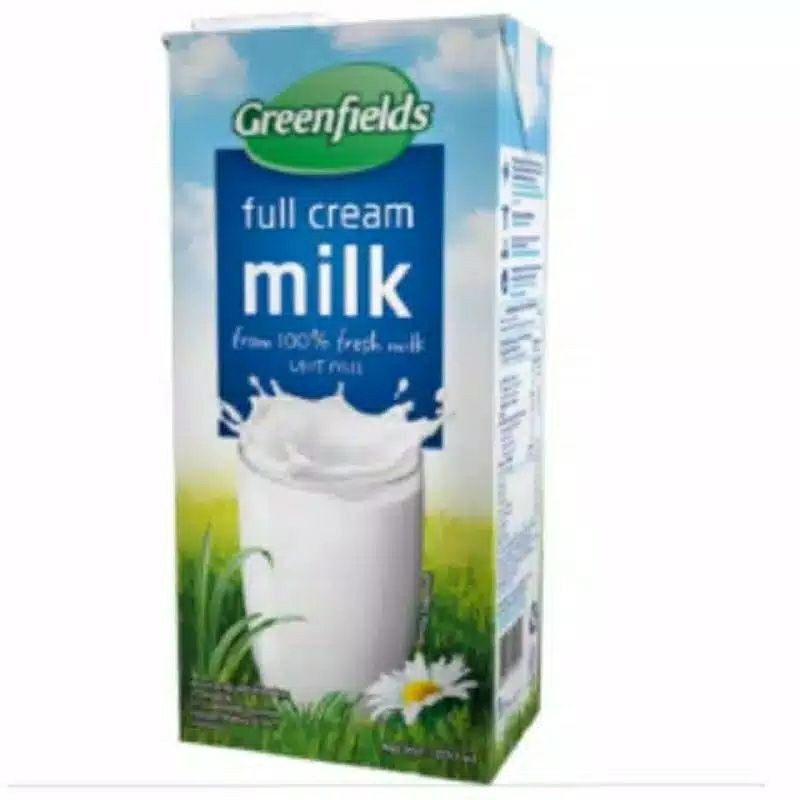 

Susu uht greenfield full cream 1lt