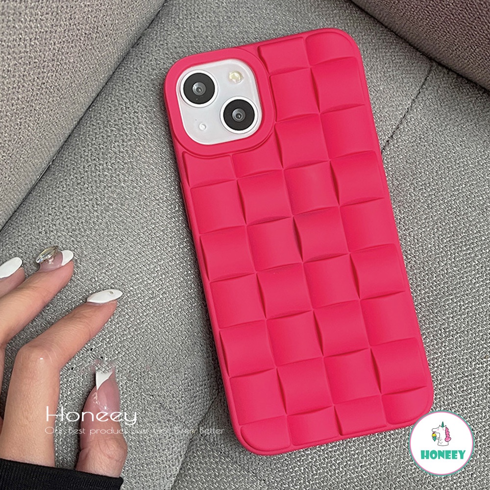 Soft Case TPU Matte Motif Mawar Merah 3D Cover IPhone 14 13 12 11 Pro Max X XS XR 8 7 Plus