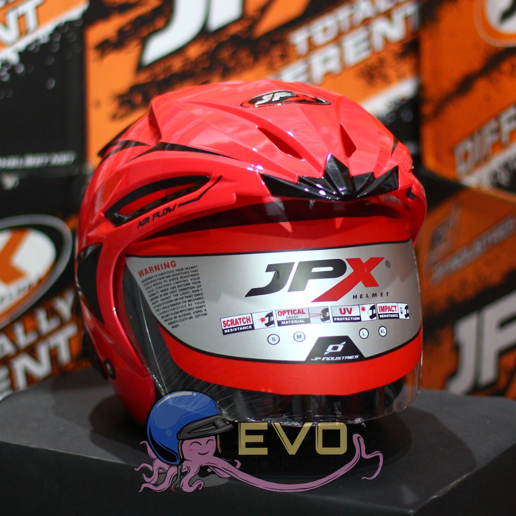 HELM JPX HALFFACE_JPX SUPREME - PINK MAGENTA / BLACK ( ONGKIR 2KG) JPX HALFFACE JPX SUPREME