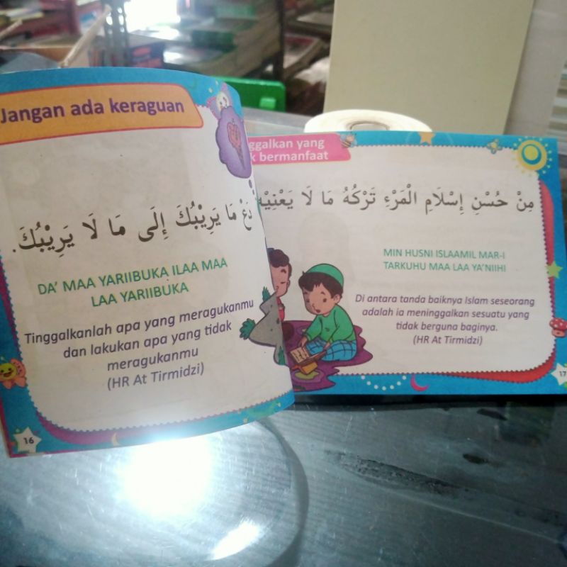 buku 99 hadish pilihan anak muslim 104 halaman (16×24.5cm)