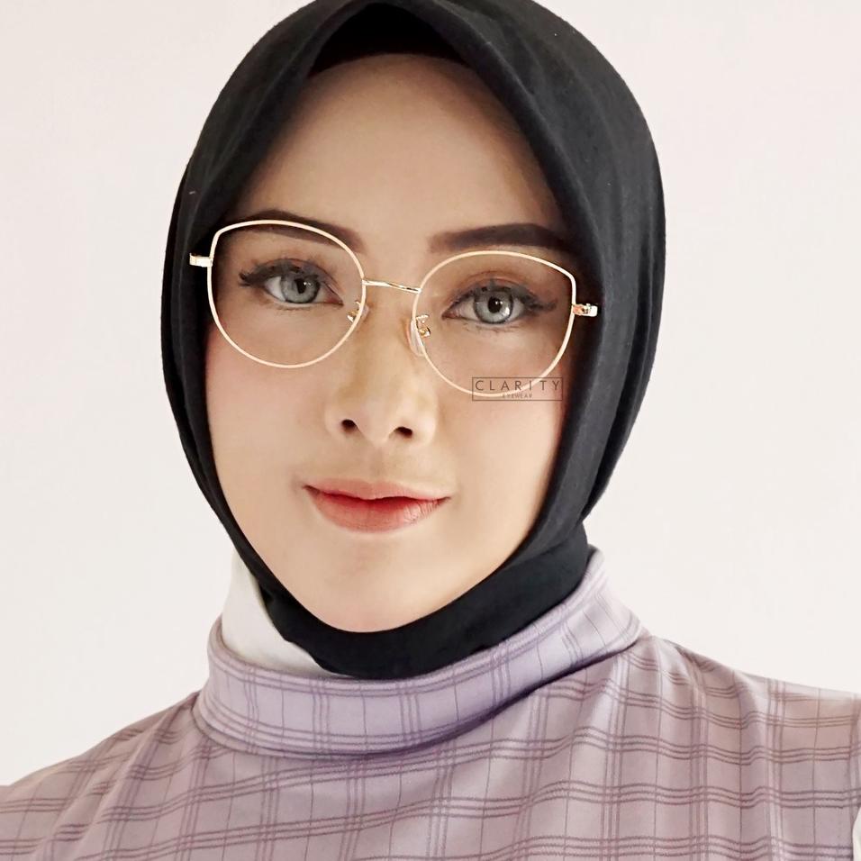 Bagus Dipakai.. #6657 FRAME KACAMATA PRIA WANITA MINUS ANTI RADIASI KOREA FASHION PHOTOCROMIC BLUERA