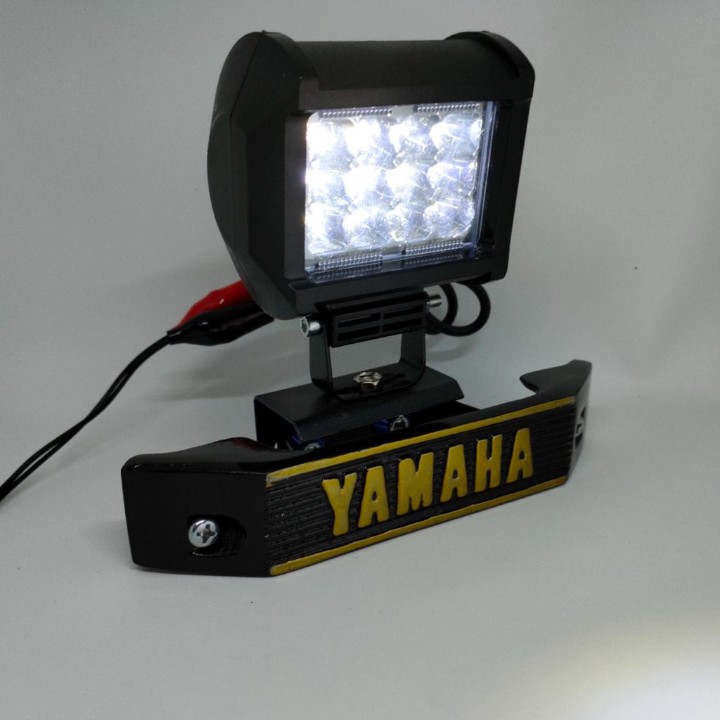 LAMPU TEMBAK LED MODEL T-5484- 12MATA+BREKET KUMIS YAMAHA