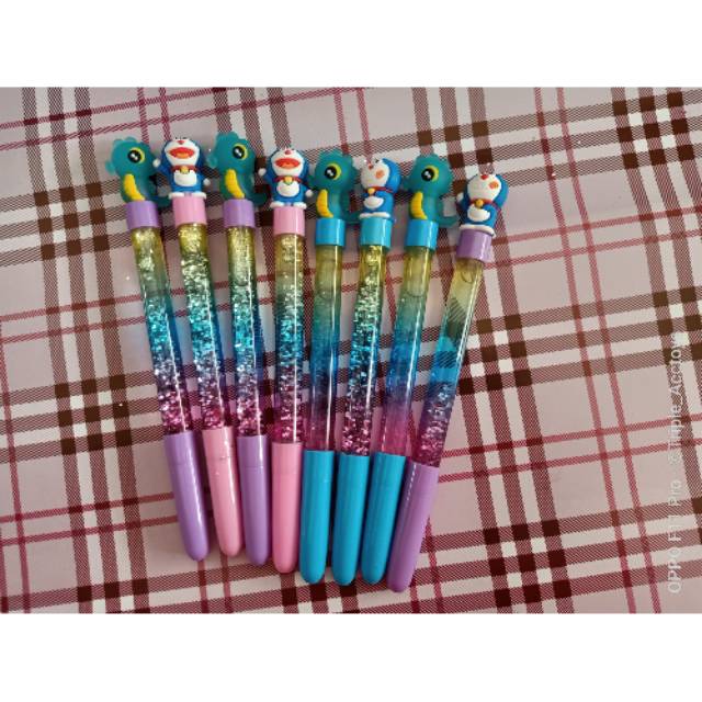 

Pulpen Karakter Glitter Water
