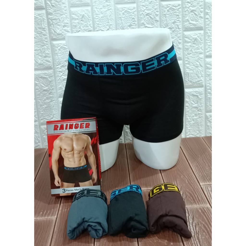 PROMO !!! 3 PCS BOXER PRIA || BOXER RAINGER 08