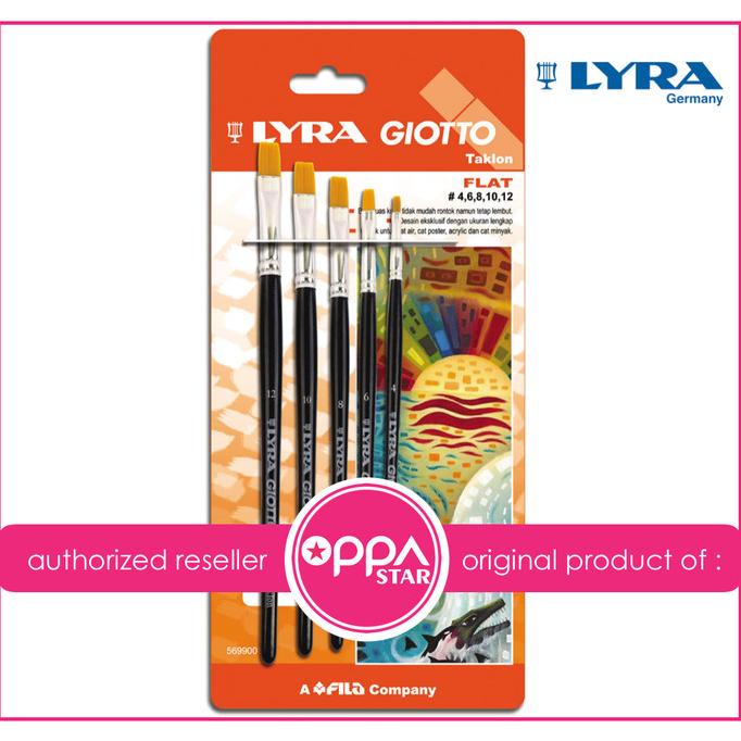 

TERBARU Lyra Brush Art Flat Set 5 Pcs Kuas Original/CAT AKRILIK SET/CAT AKRILIK SET 24 WARNA/CAT AKRILIK PASTEL/CAT AIR/CAT AIR LUKIS SET/CAT AIR GIOTTO/KUAS LUKIS 1 SET/KUAS LUKIS KECIL/KUAS LUKIS LENGKAP/KANVAS LUKIS/KANVAS LUKIS SKETSA/KANVAS LUKIS