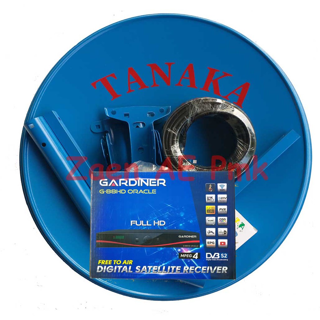 Antena Parabola Mini & Receiver Rekomendasi Ninmedia Lengkap Siap Pasang