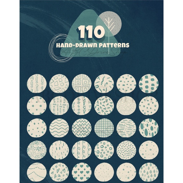 Procreate Brush - The Essential Pattern Brush Toolkit for Procreate