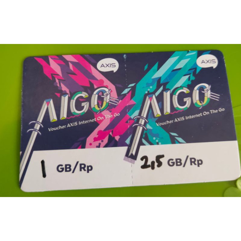 vocer axis aigo 1gb 5hari (bukan vocer xl)