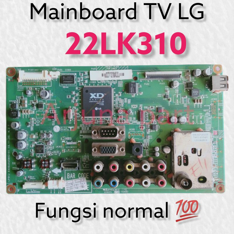 mainboard tv led Lg 22Lk310 - mb tv LG 22lk310 - mesin tv lg 22lk310