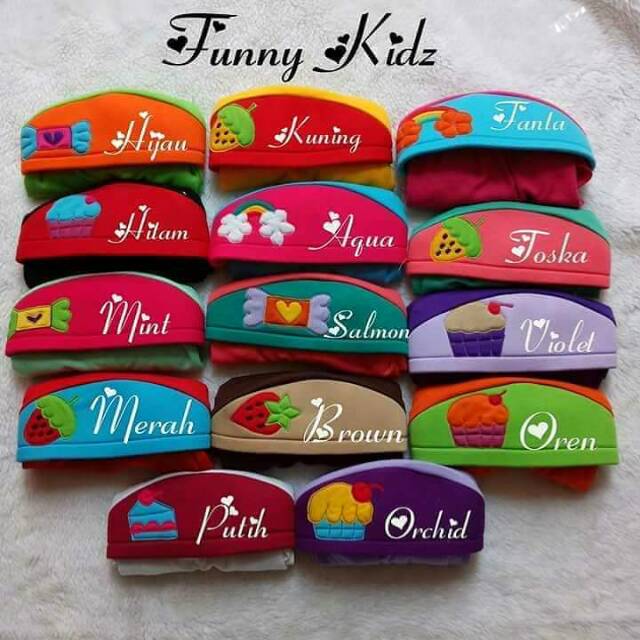 JILBAB ANAK BANDO , FUNY , BIG KANCING