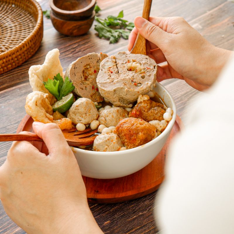 

Bakso Ikan Tetelan Sapi