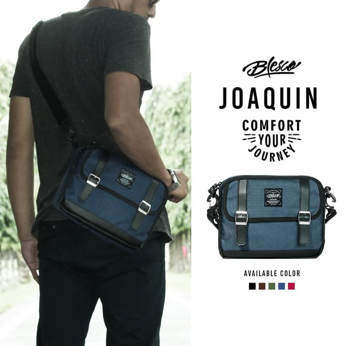 SLING BAG - Tas Selempang Pria - Tas Gadget Shoulder - Toolkit Selempang - Navy