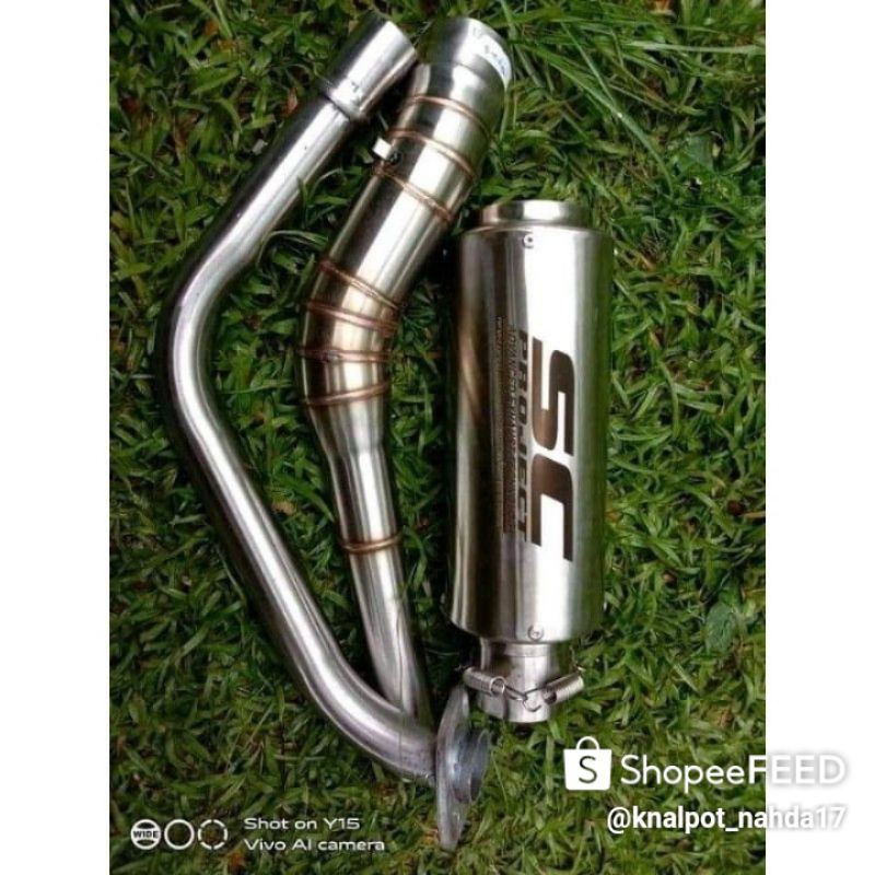 TERLARIS Knalpot Racing MX Vixion CBR150 CB150R GSXR Sonic Satria R15 Xabre