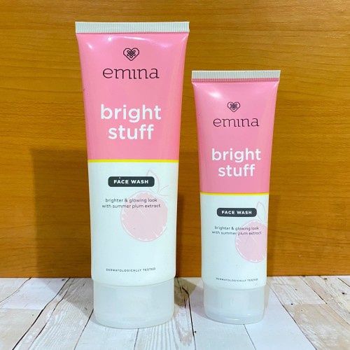 *galerybeautysemarang* Emina Bright Stuff Face Wash 100ml || Sabun Muka 50ml &amp; 100ml