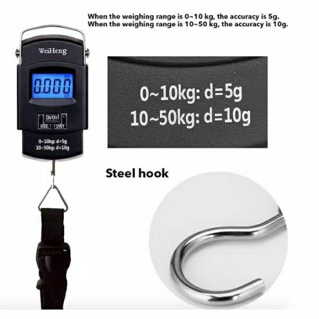 timbangan gantung/timbangan portable/timbangan digital 50kg