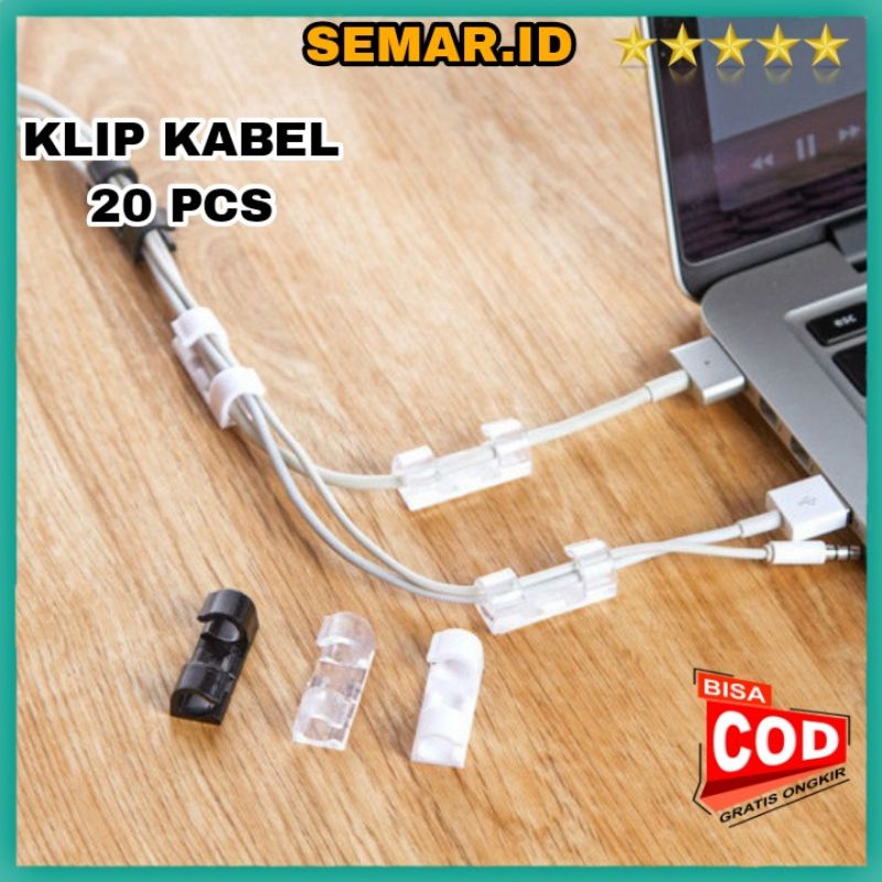 Klip Kabel Organizer Cable Clip 1 PCS