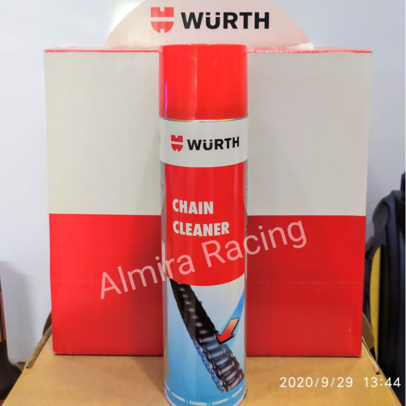 Chain Cleaner Wurth 300ml - Spray Pembersih pada rantai mesin logam langsung rontok