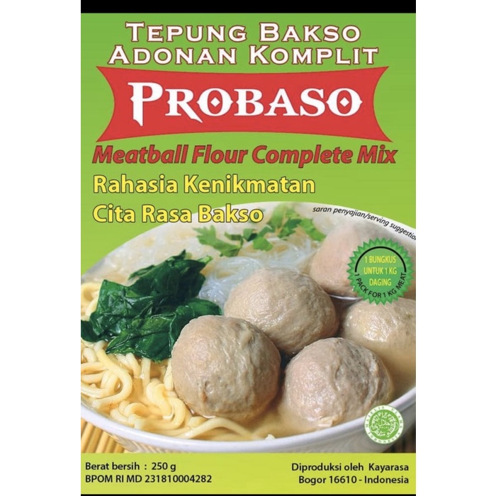 

MURAH Probaso tepung 250gr