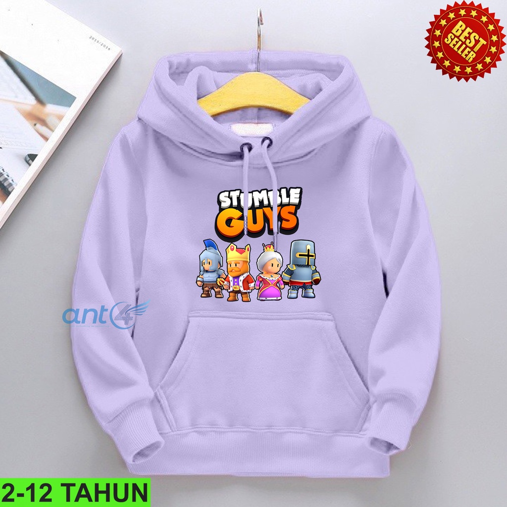 Hoodie Stumble guys Perempuan / Hodie Anak Game Stumble Guys Anak Usia 2 3 4 5 6 7 8 9 10 11 12 Tahun Switer Cewek Cowok Distro Bisa Cod