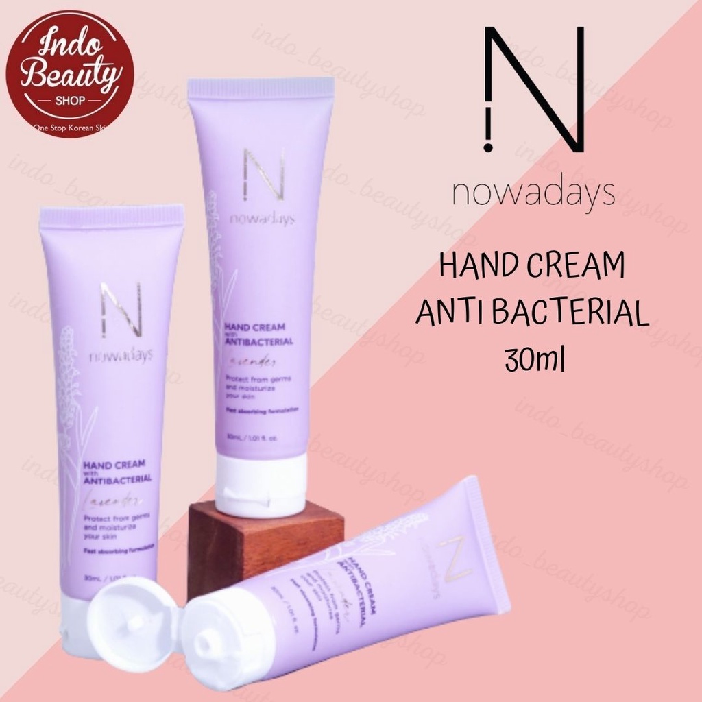 Nowadays Hand Cream Anti Bacterial 30ml Shopee Indonesia