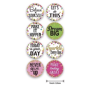 (50pcs) Stiker Thank You Bulat size 2,5cm / Thank You stickers Olshop etc-Motivasi 50pcs
