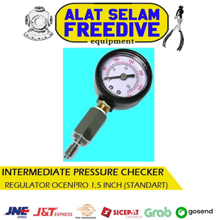 Regulator Diving Zeepro Intermediate Pressure Checker 1,5 Inch 9612