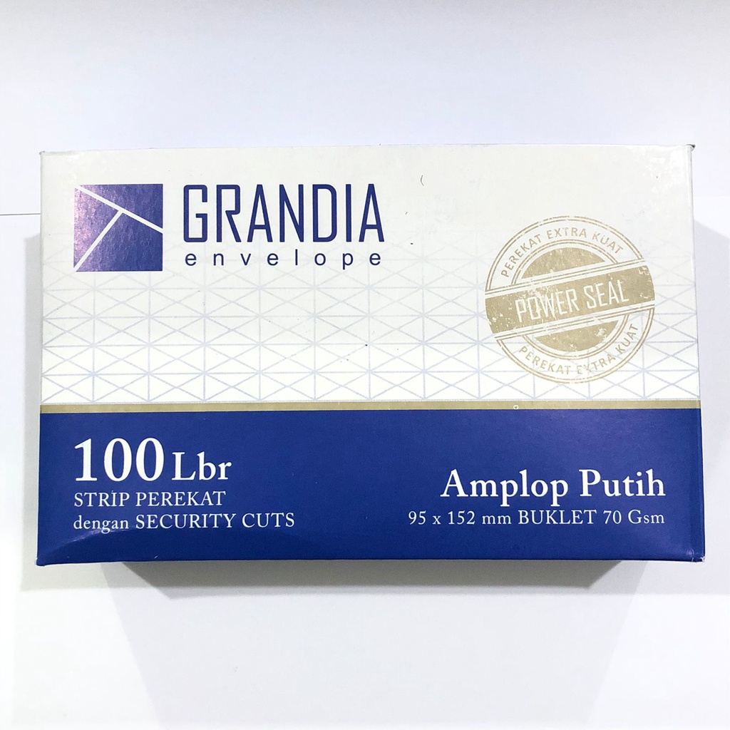 

#LC-ATK Amplop Putih 1 PACK isi 100 Pcs Grandia Envelope