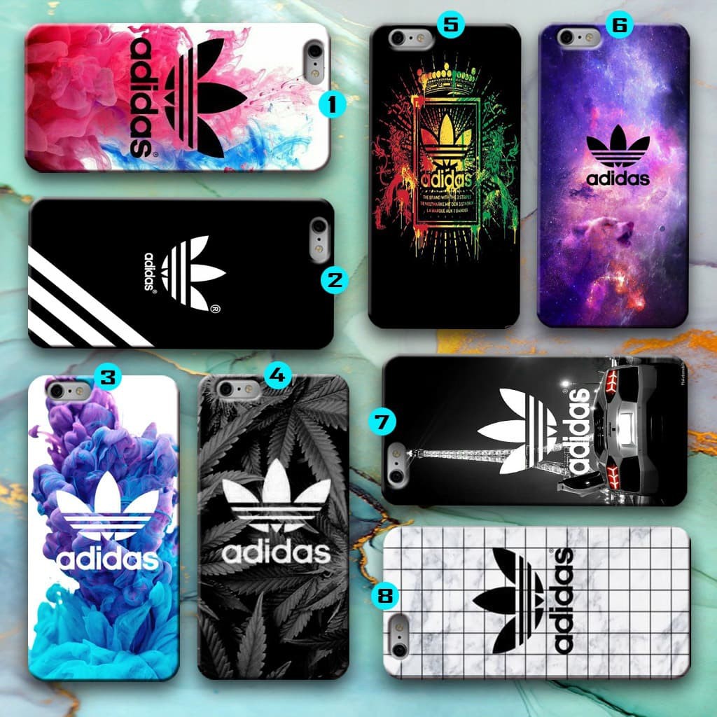 Case Hp Samsung A10 A20 A30 A50 Iphone 7 6 Oppo A5s A3s Design Adidas