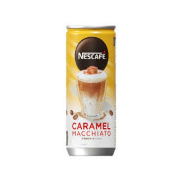 

Minuman kopi susu nescafe caramel macchiato 220ml ~ Marketkuu