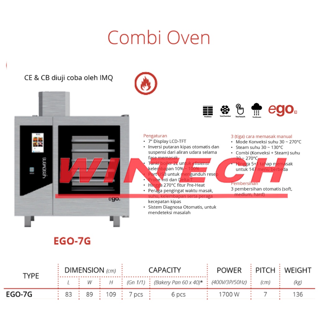 Jual Getra Ego G Combi Oven Ego Gas Mesin Oven Roti Dengan Gas