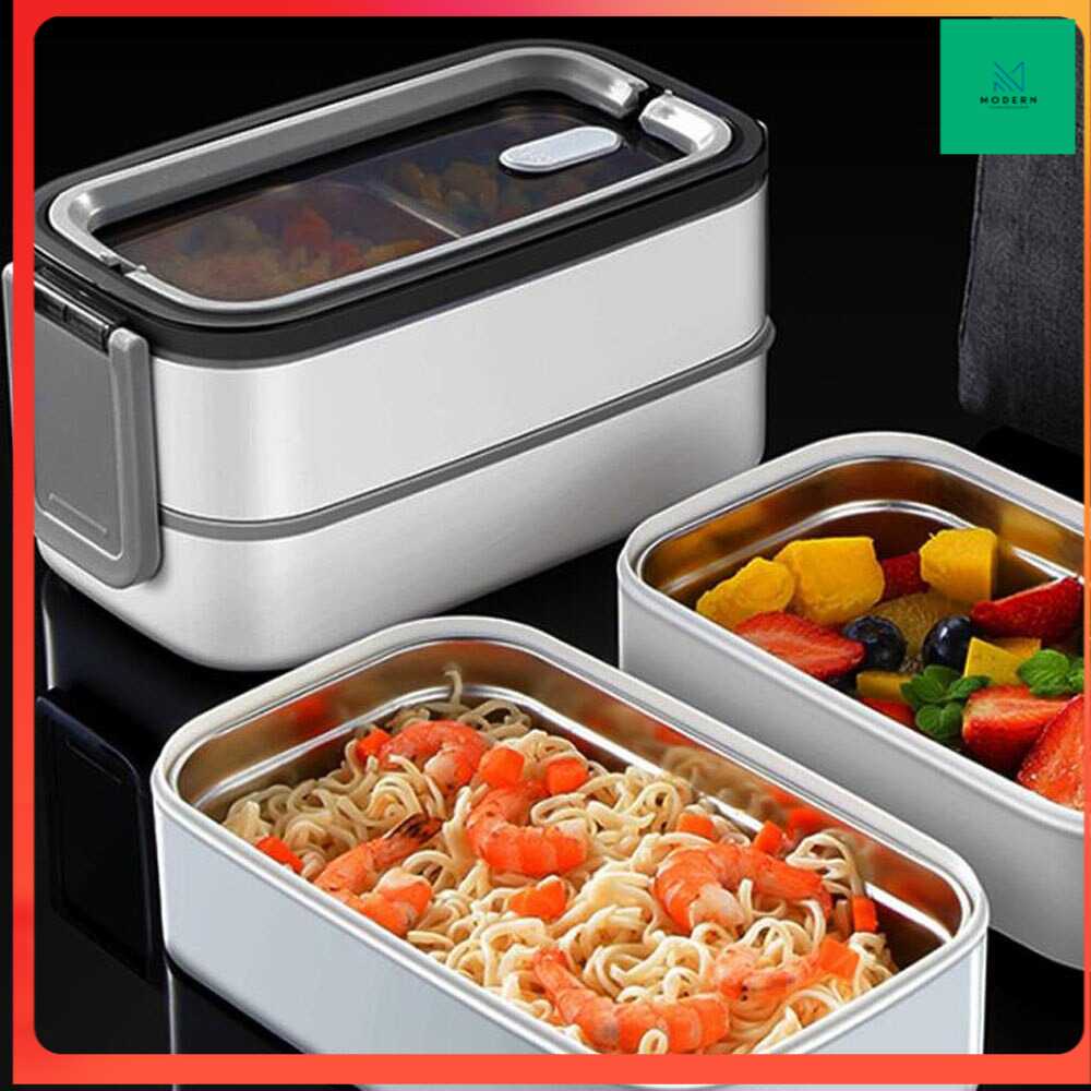 TD-DA EUJJ Kotak Makan Bento Lunch Box Stainless Steel - J274