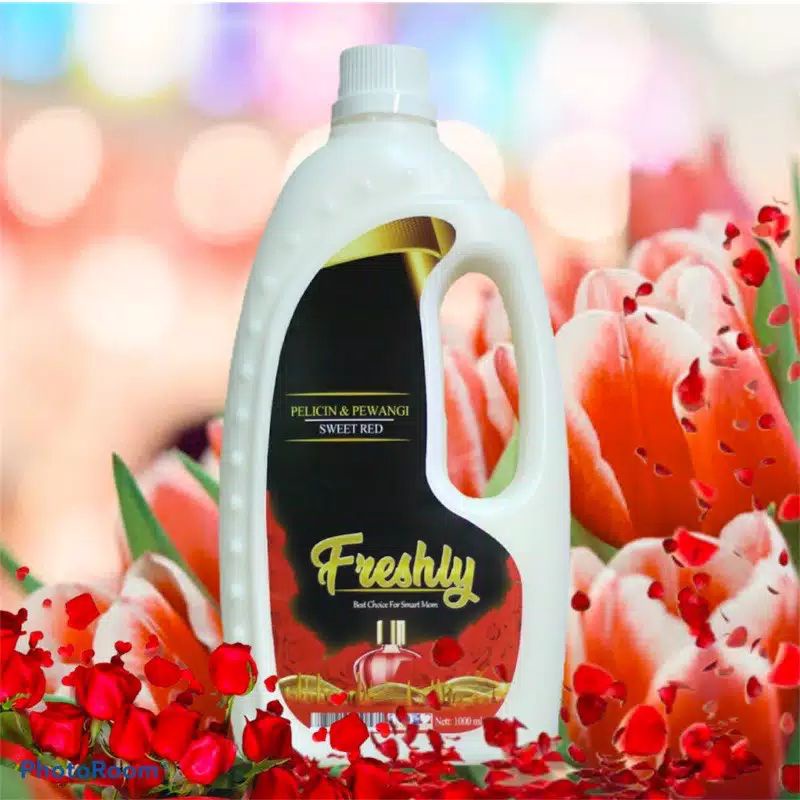 FRESHLY PELICIN DAN PEWANGI LOUNDRY 1000 ml SWEET RED